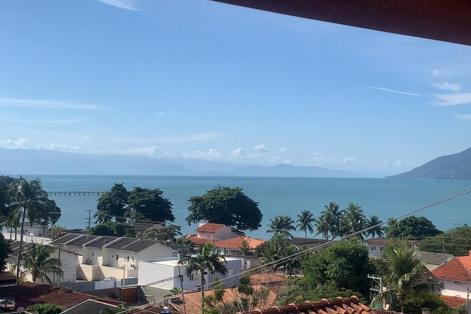 Casa Na Praia Litoral Norte Com Vista Para O Mar Perto Do Centro Sao Sebastiao  Eksteriør billede
